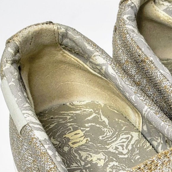 Puma Shoes Puma Sports Lifestyle Metallic Canvas Slip On Loafers 8